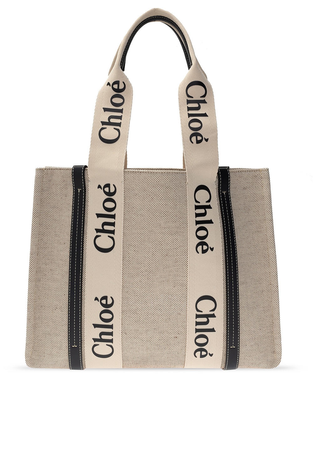SchaferandweinerShops TW - 'Woody' tote bag with logo Chloé